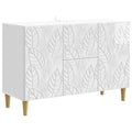 Sideboard Hochglanz Weiß 89 x 34,5 x 60 cm Holzwerkstoff