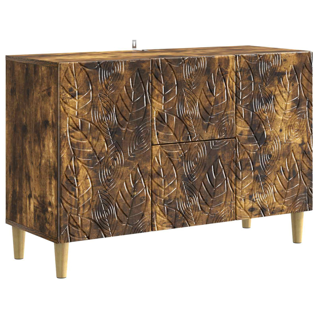 Sideboard Geräucherte Eiche 89 x 34,5 x 60 cm Holzwerkstoff