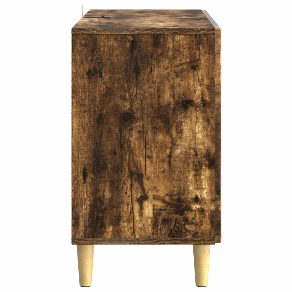 Sideboard Geräucherte Eiche 89 x 34,5 x 60 cm Holzwerkstoff