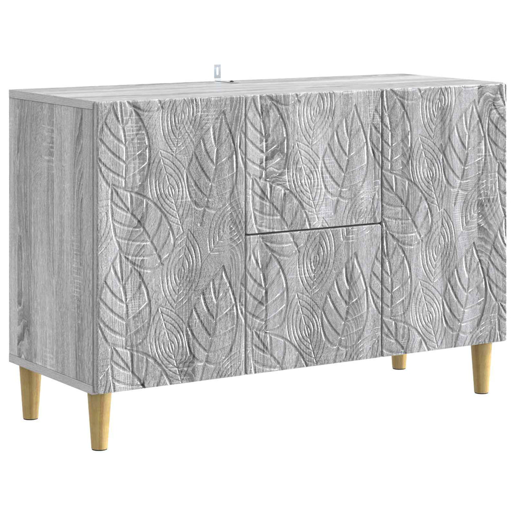 Sideboard Grau Sonoma 89 x 34,5 x 60 cm Holzwerkstoff