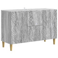 Sideboard Grau Sonoma 89 x 34,5 x 60 cm Holzwerkstoff