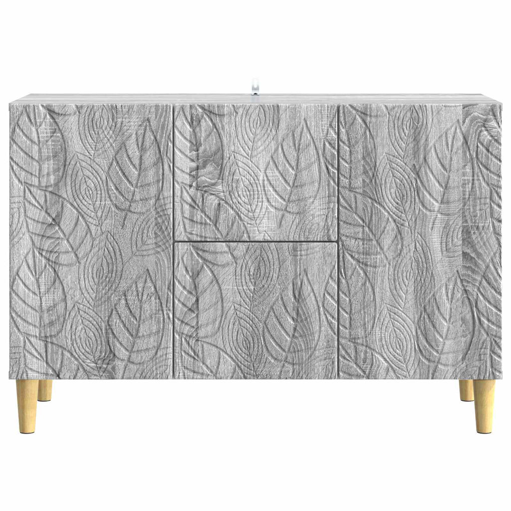 Sideboard Grau Sonoma 89 x 34,5 x 60 cm Holzwerkstoff