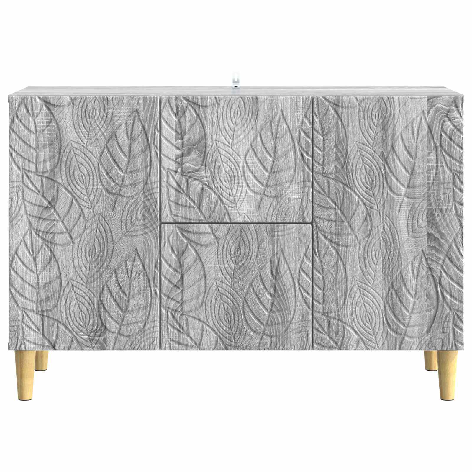 Sideboard Grau Sonoma 89 x 34,5 x 60 cm Holzwerkstoff
