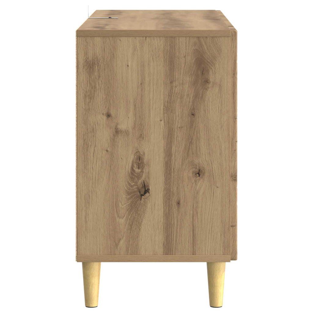 Sideboard Artisan-Eiche 89 x 34,5 x 60 cm Holzwerkstoff