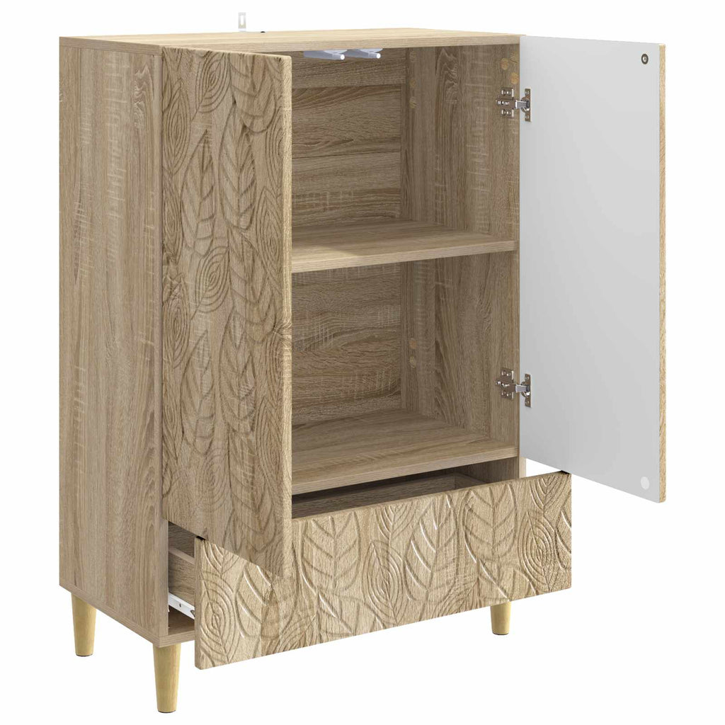 Sideboard Sonoma-Eiche 66 x 34,5 x 95 cm Holzwerkstoff