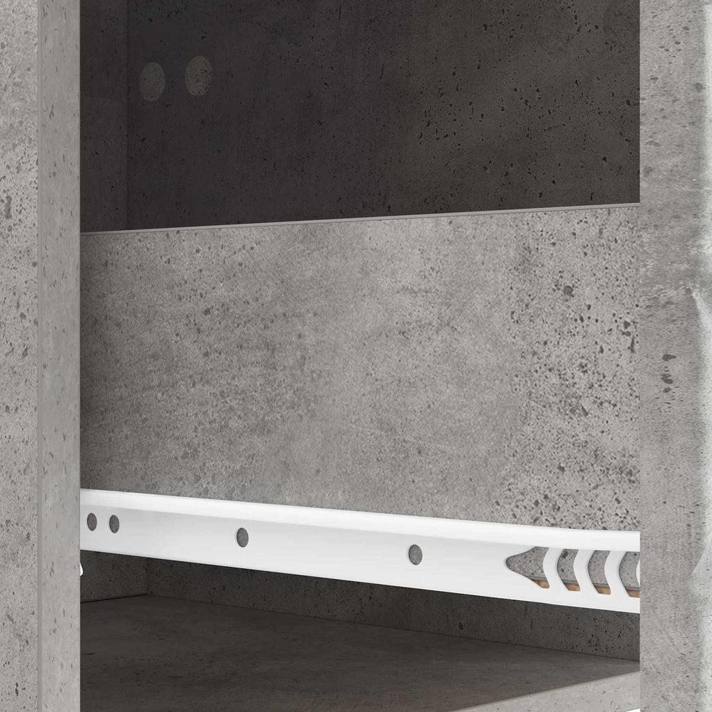 Sideboard Betongrau 66 x 34,5 x 95 cm Holzwerkstoff