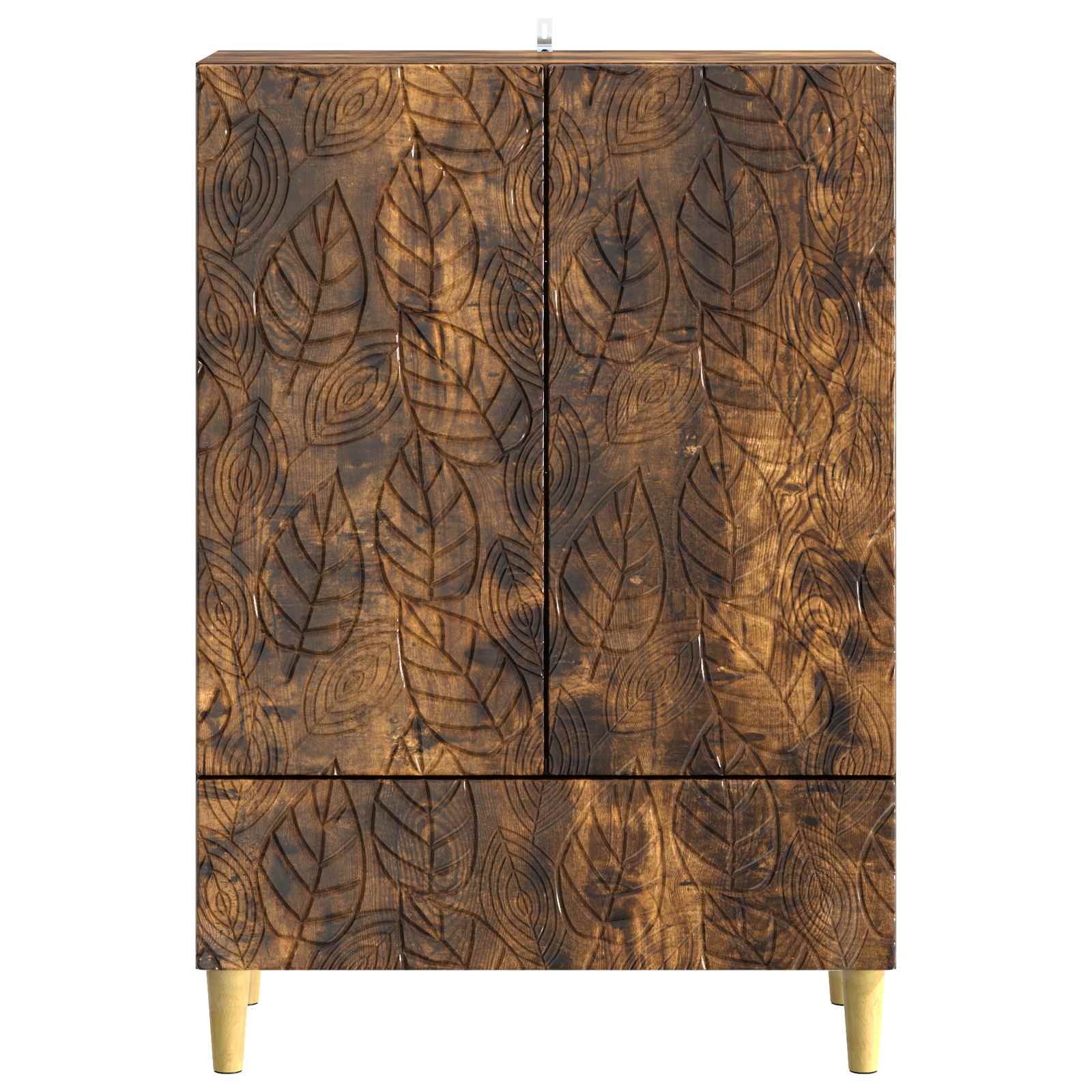 Sideboard Geräucherte Eiche 66 x 34,5 x 95 cm Holzwerkstoff