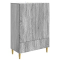 Sideboard Grau Sonoma 66 x 34,5 x 95 cm Holzwerkstoff