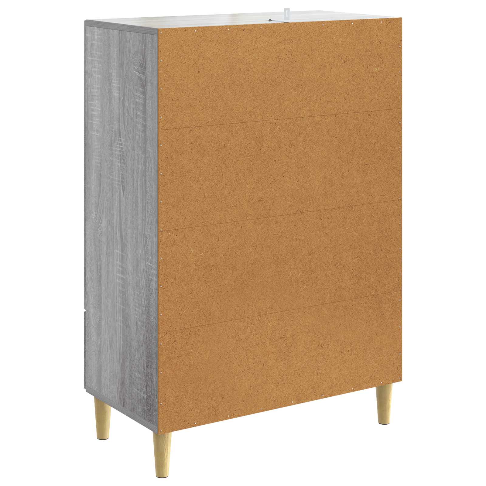 Sideboard Grau Sonoma 66 x 34,5 x 95 cm Holzwerkstoff