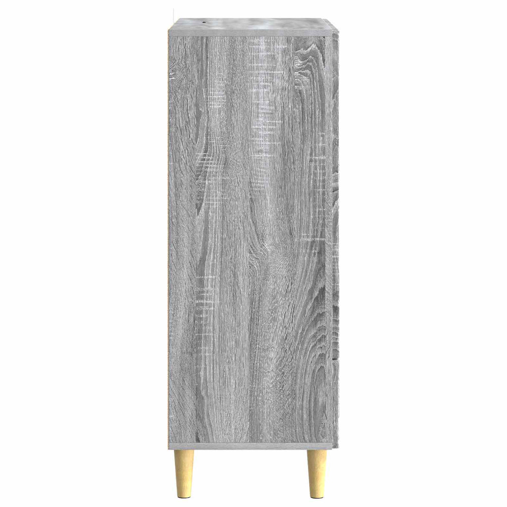 Sideboard Grau Sonoma 66 x 34,5 x 95 cm Holzwerkstoff