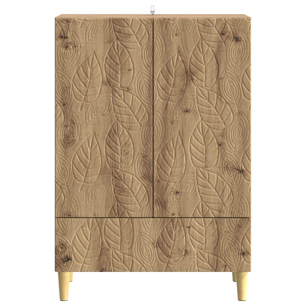 Sideboard Artisan-Eiche 66 x 34,5 x 95 cm Holzwerkstoff