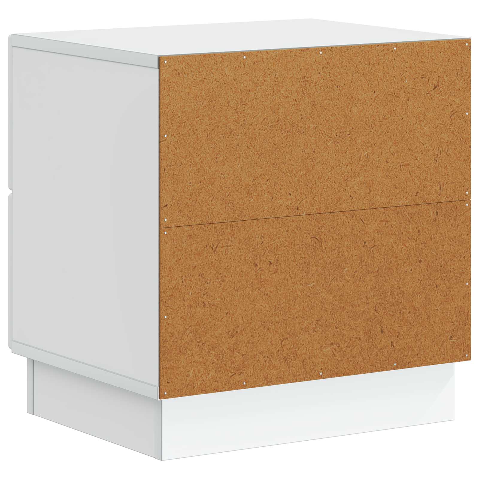Nachttisch 2 pcs Weiß 43 x 34,5 x 44,5 cm Holzwerkstoff