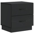 Nachttisch Schwarz 43 x 34,5 x 44,5 cm Holzwerkstoff