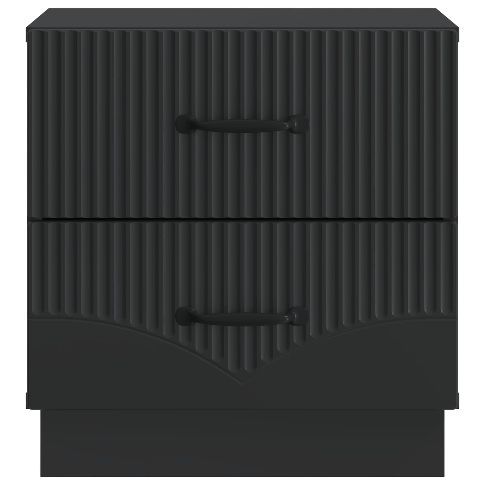 Nachttisch 2 pcs Schwarz 43 x 34,5 x 44,5 cm Holzwerkstoff