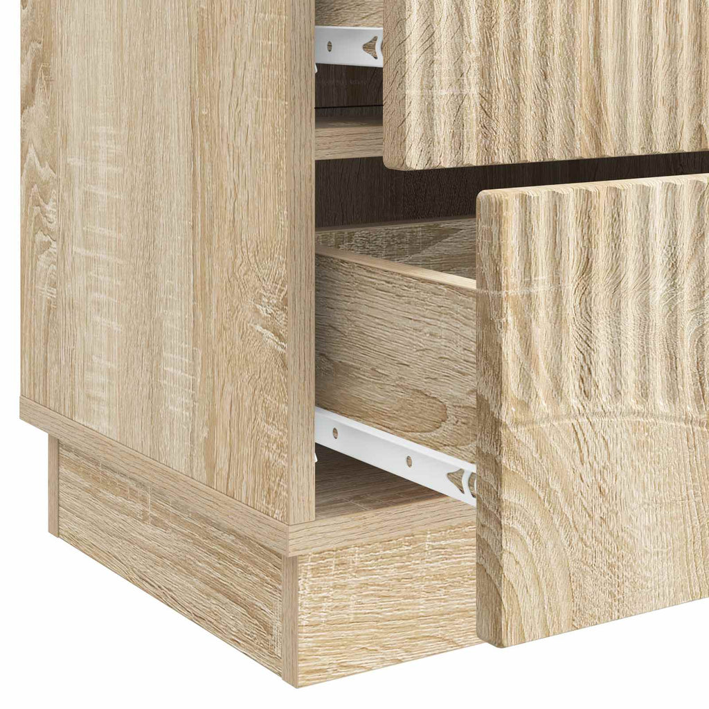 Nachttisch Sonoma-Eiche 43 x 34,5 x 44,5 cm Holzwerkstoff