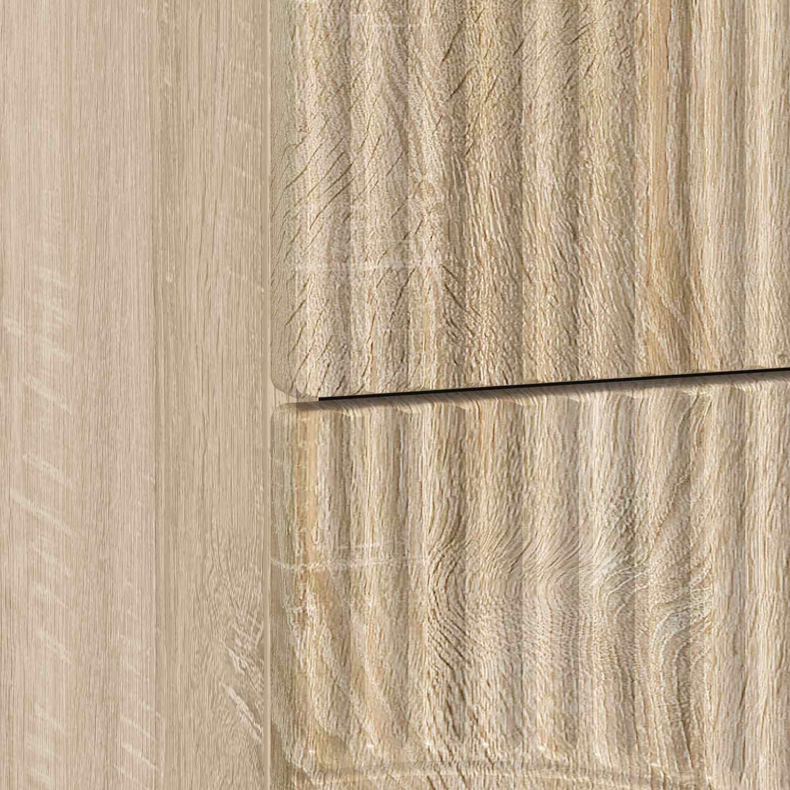 Nachttisch 2 pcs Sonoma-Eiche 43 x 34,5 x 44,5 cm Holzwerkstoff