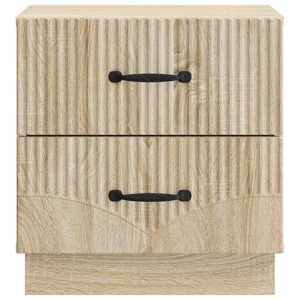Nachttisch 2 pcs Sonoma-Eiche 43 x 34,5 x 44,5 cm Holzwerkstoff