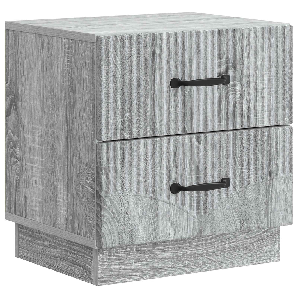 Nachttisch Graues Sonoma 43 x 34,5 x 44,5 cm Holzwerkstoff
