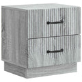 Nachttisch Graues Sonoma 43 x 34,5 x 44,5 cm Holzwerkstoff