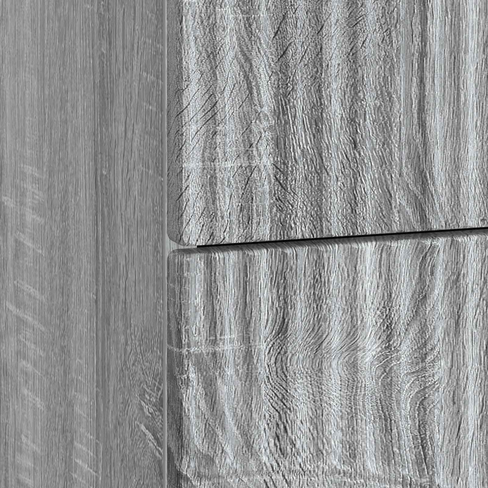 Nachttisch 2 pcs Graues Sonoma 43 x 34,5 x 44,5 cm