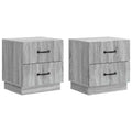 Nachttisch 2 pcs Graues Sonoma 43 x 34,5 x 44,5 cm