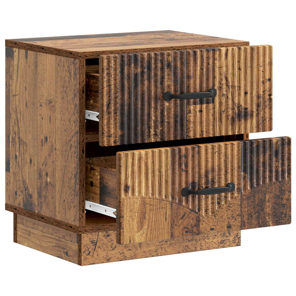 Nachttisch Altholz 43 x 34,5 x 44,5 cm Holzwerkstoff