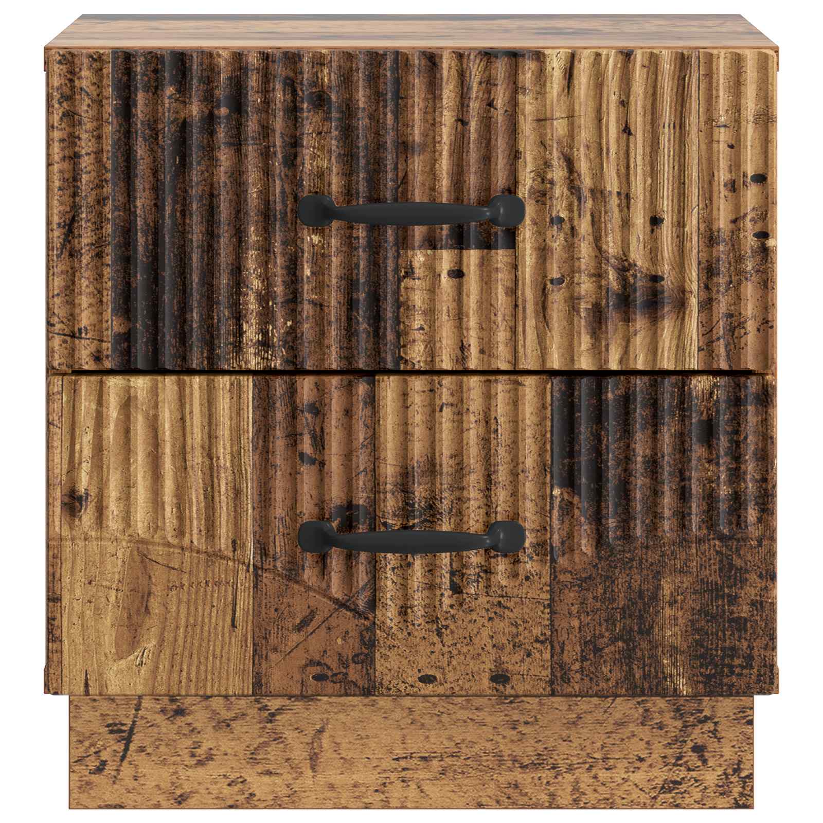 Nachttisch 2 pcs Altholz 43 x 34,5 x 44,5 cm Holzwerkstoff