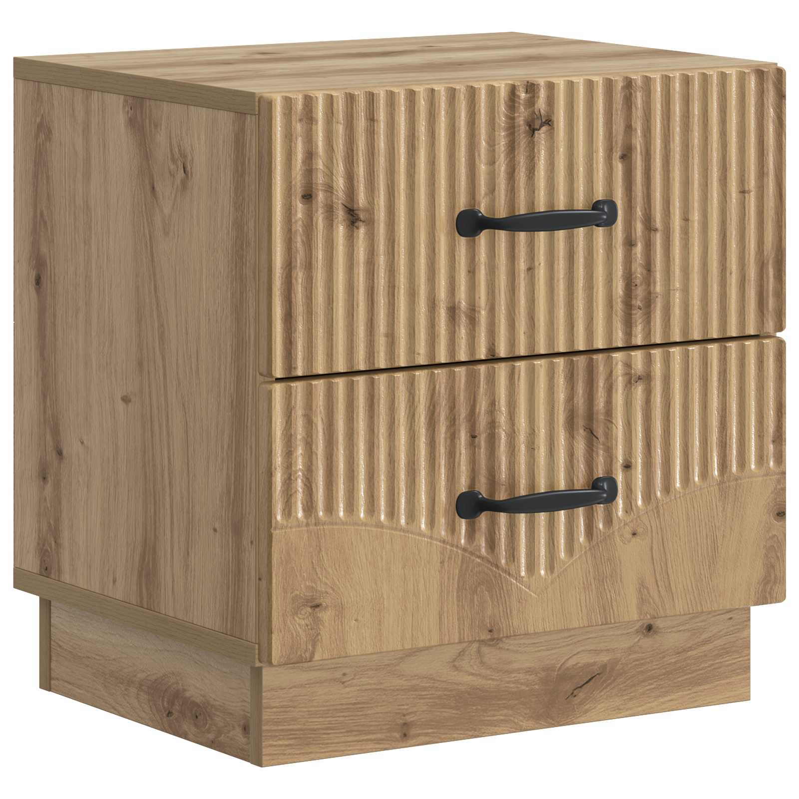 Nachttisch 2 pcs Artisan-Eiche 43 x 34,5 x 44,5 cm