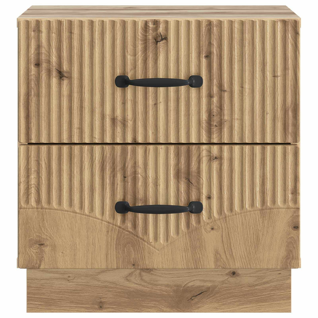 Nachttisch 2 pcs Artisan-Eiche 43 x 34,5 x 44,5 cm