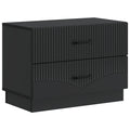 Nachttisch Schwarz 62 x 34,5 x 44,5 cm Holzwerkstoff
