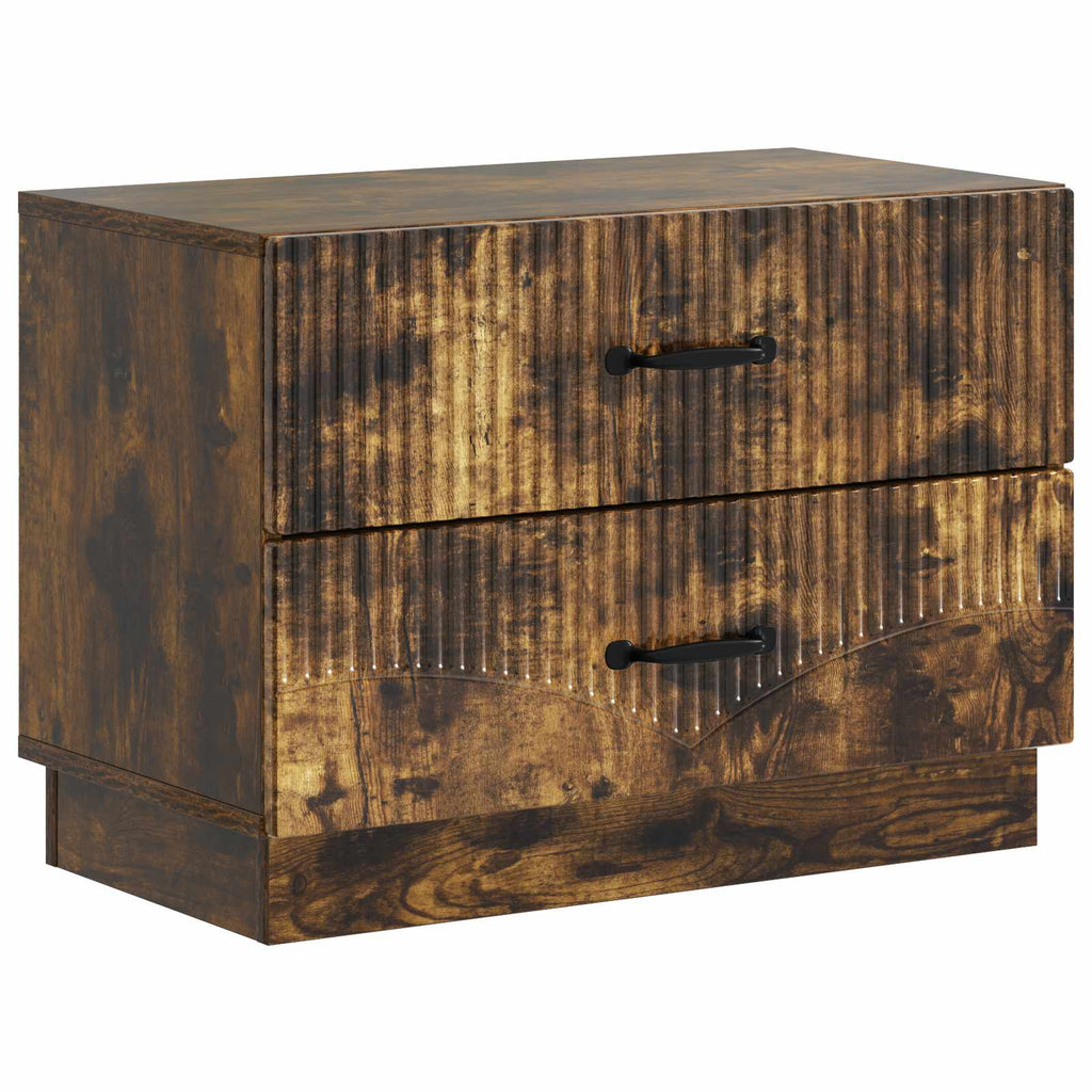 Nachttisch Geräucherte Eiche 62 x 34,5 x 44,5 cm Holzwerkstoff