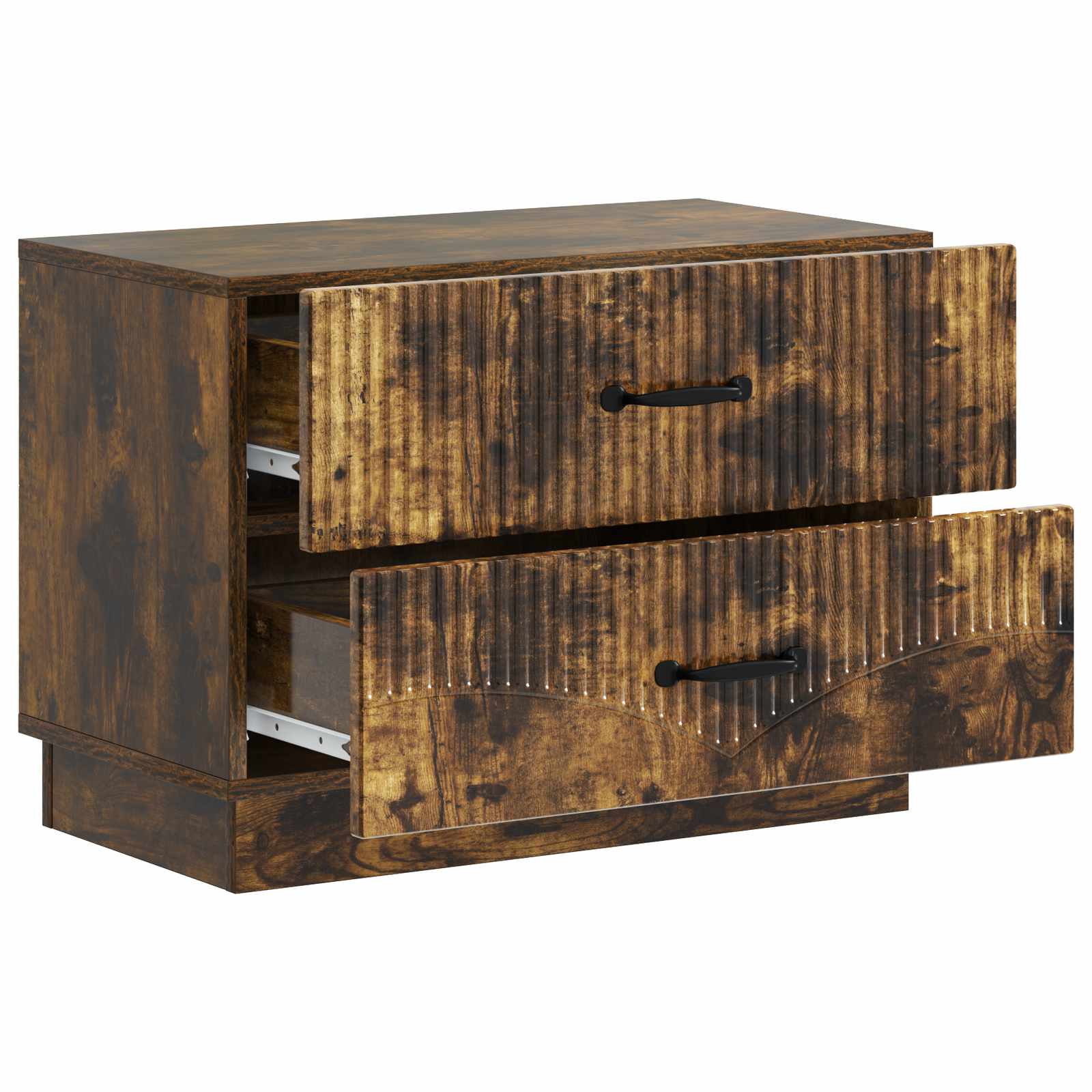 Nachttisch Geräucherte Eiche 62 x 34,5 x 44,5 cm Holzwerkstoff