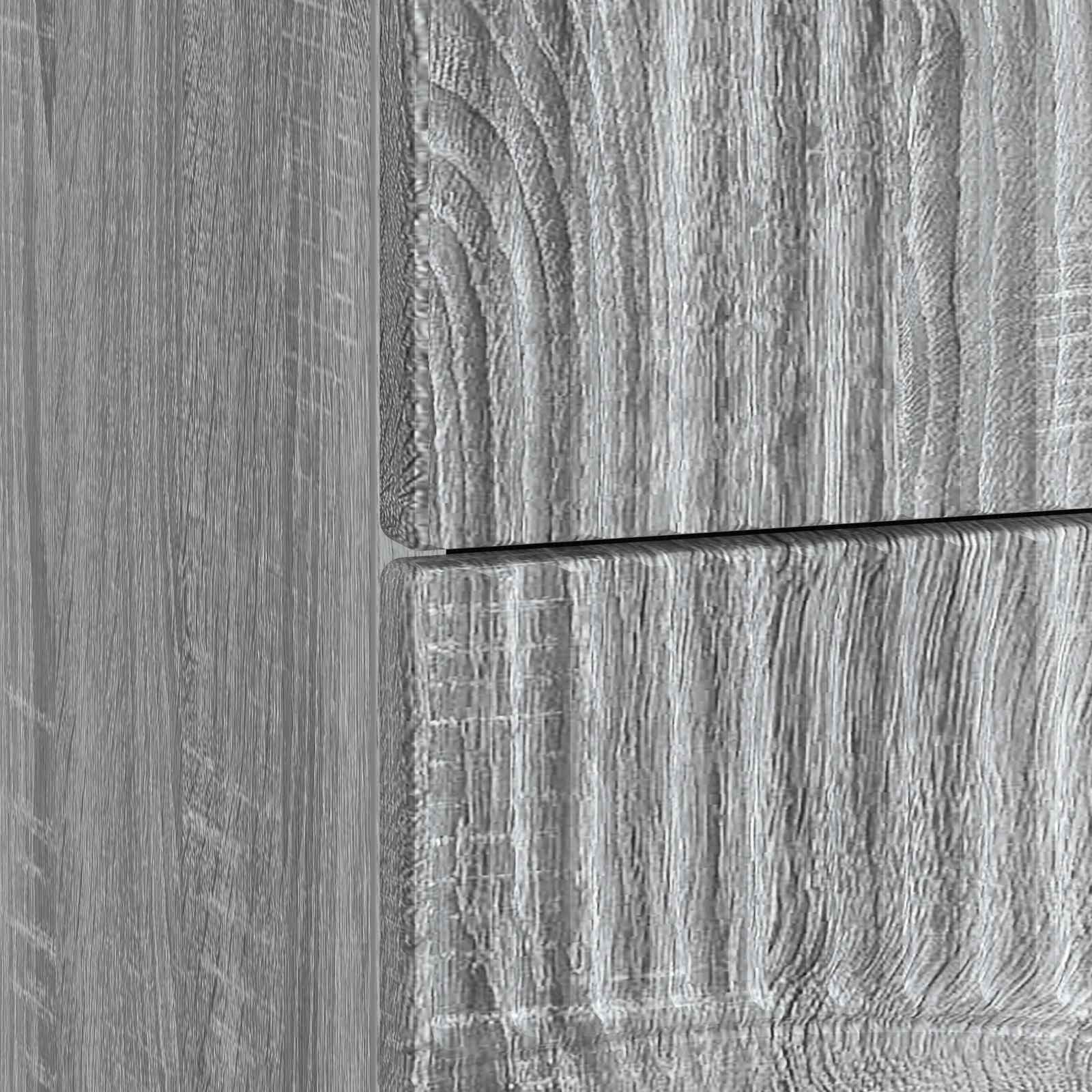 Nachttisch Graues Sonoma 62 x 34,5 x 44,5 cm Holzwerkstoff