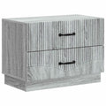 Nachttisch Graues Sonoma 62 x 34,5 x 44,5 cm Holzwerkstoff