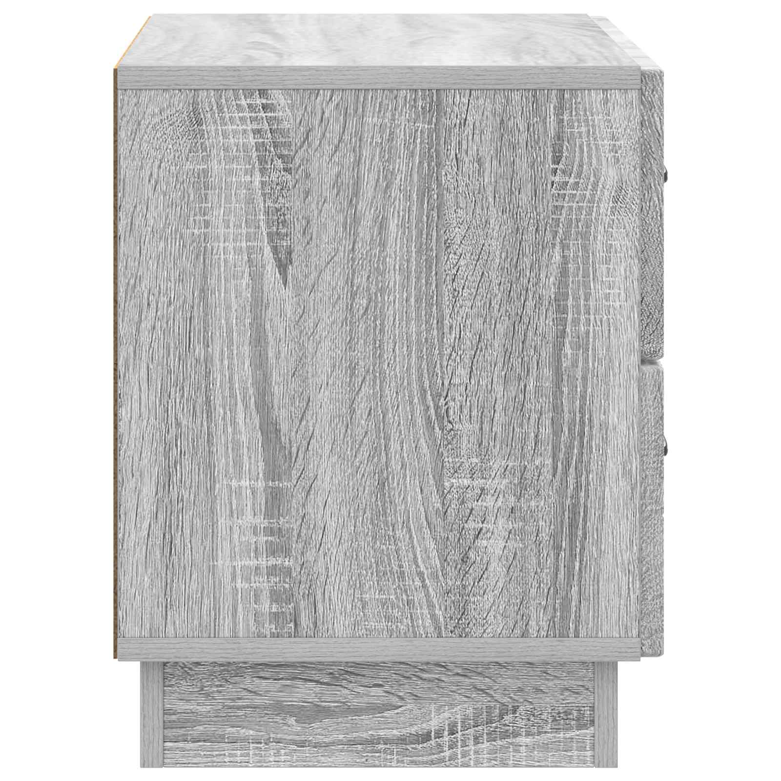 Nachttisch Graues Sonoma 62 x 34,5 x 44,5 cm Holzwerkstoff