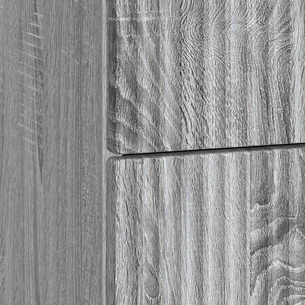 Nachttisch Graues Sonoma 43 x 41 x 63,5 cm Holzwerkstoff