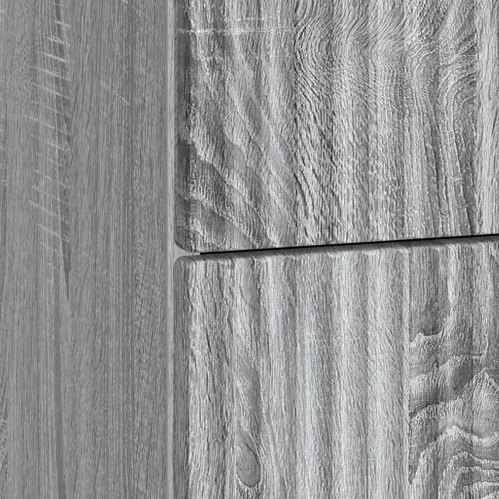 Nachttisch Graues Sonoma 43 x 41 x 63,5 cm Holzwerkstoff