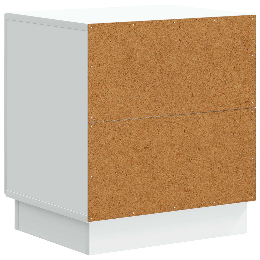 Nachttisch Weiß 43 x 34,5 x 47 cm Holzwerkstoff