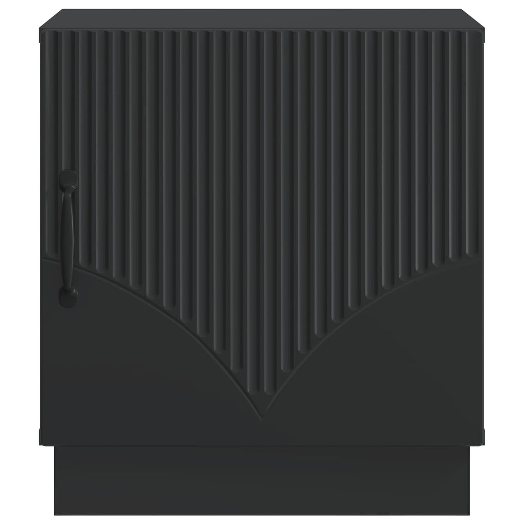 Nachttisch 2 pcs Schwarz 43 x 34,5 x 47 cm Holzwerkstoff
