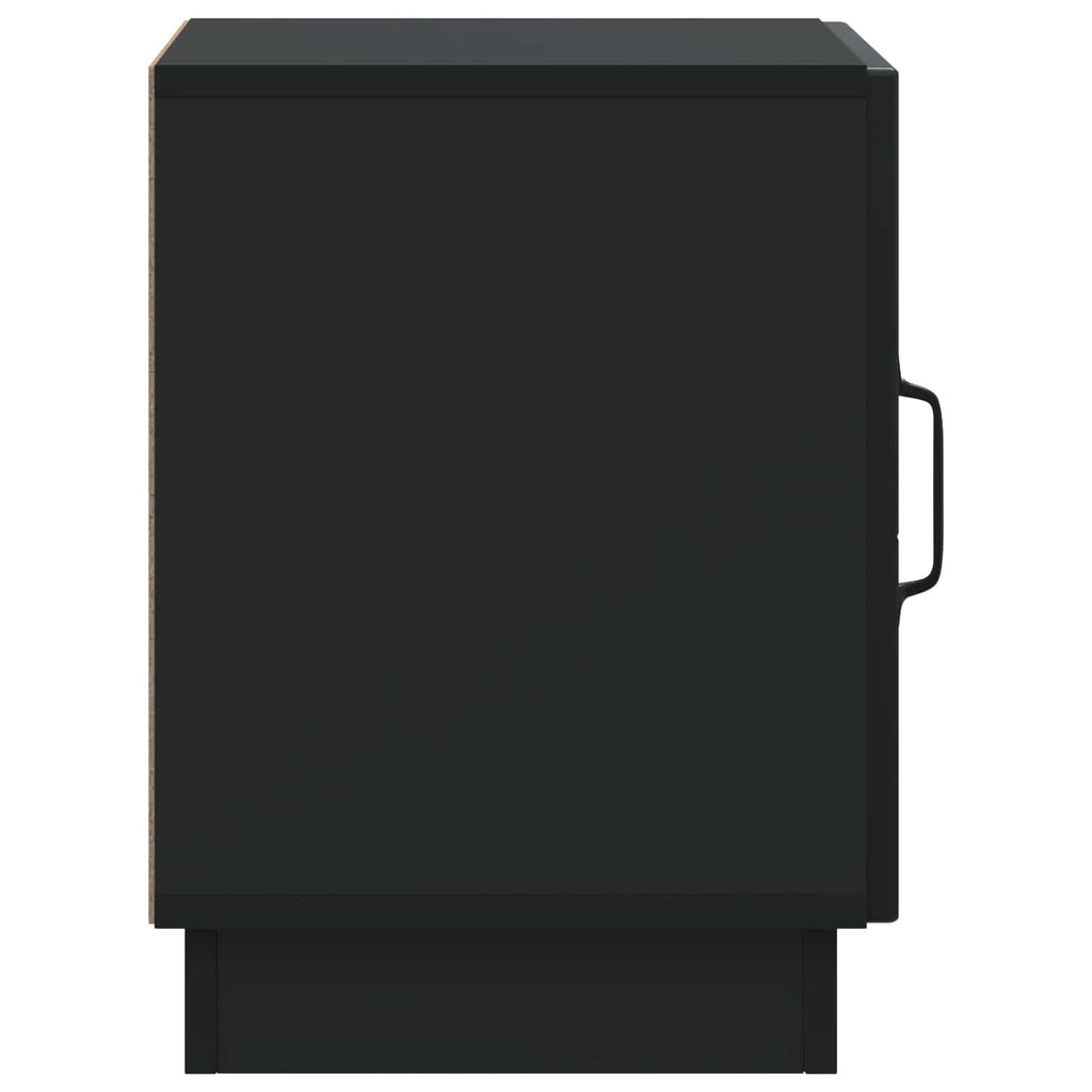Nachttisch 2 pcs Schwarz 43 x 34,5 x 47 cm Holzwerkstoff