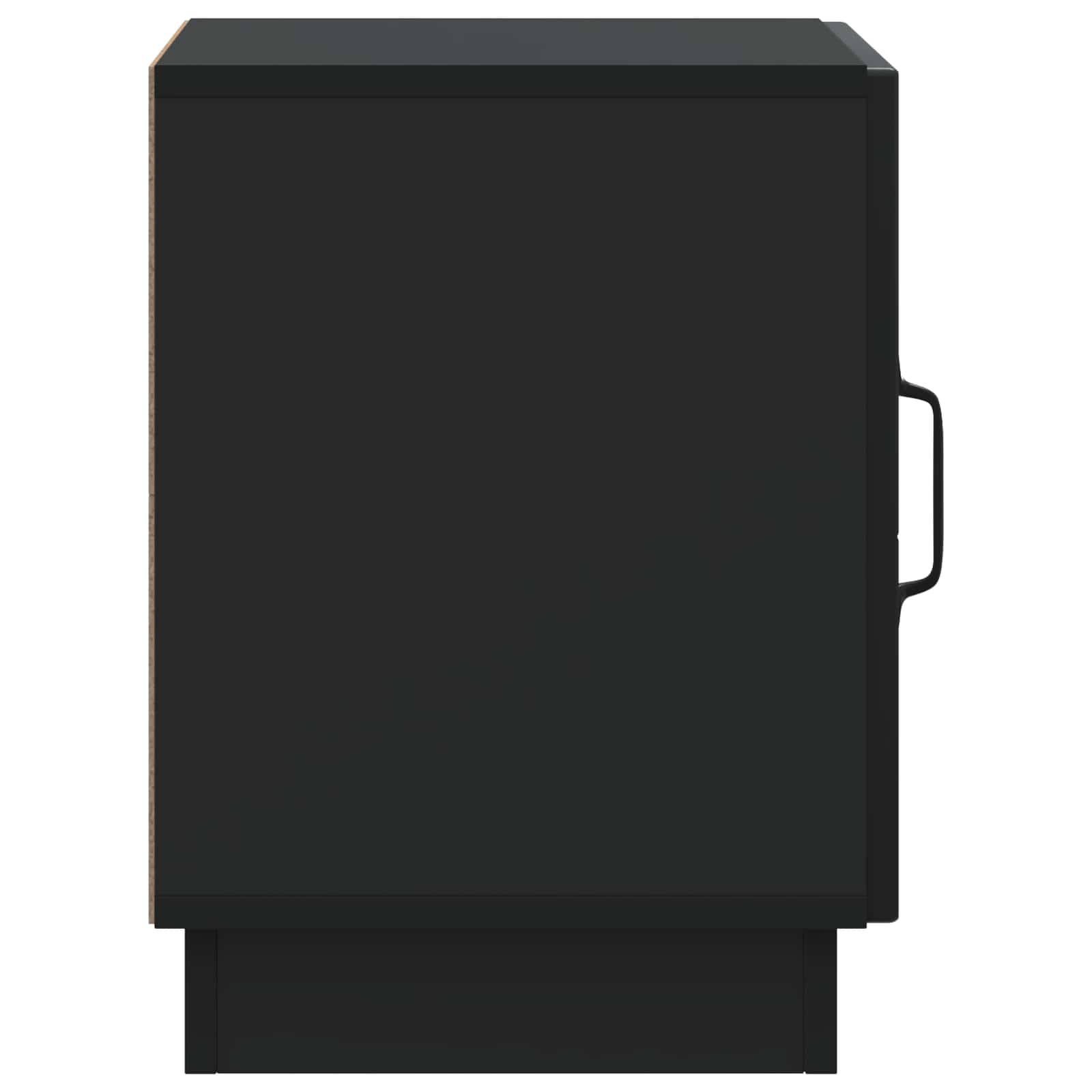 Nachttisch 2 pcs Schwarz 43 x 34,5 x 47 cm Holzwerkstoff