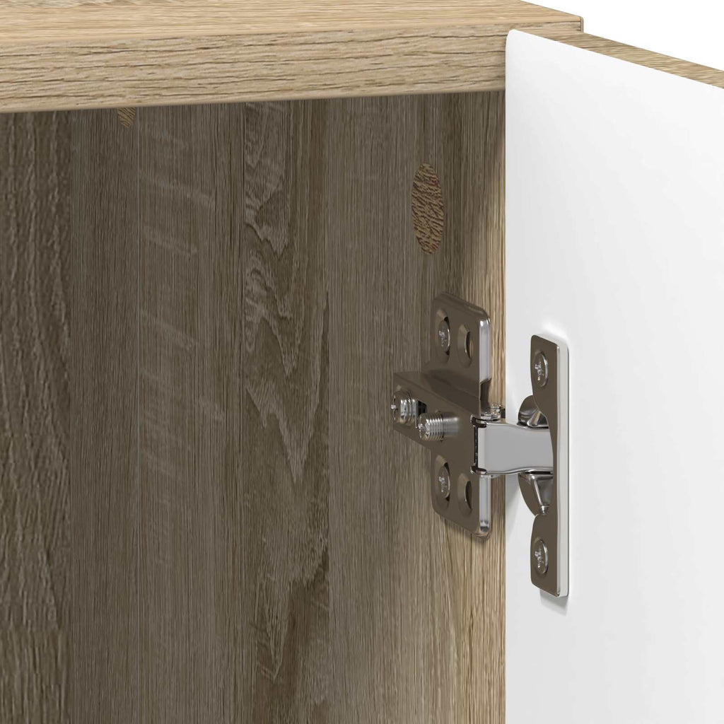 Nachttisch 2 pcs Sonoma-Eiche 43 x 34,5 x 47 cm Holzwerkstoff