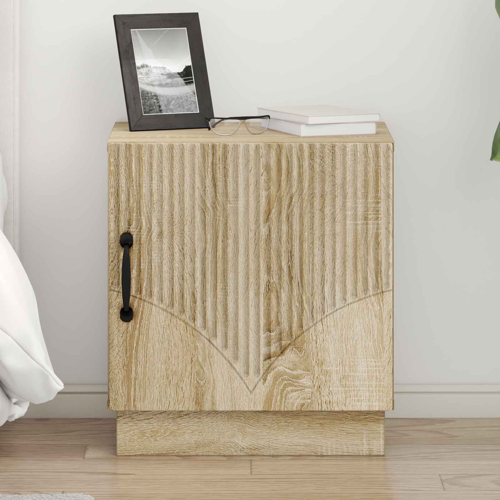 Nachttisch 2 pcs Sonoma-Eiche 43 x 34,5 x 47 cm Holzwerkstoff