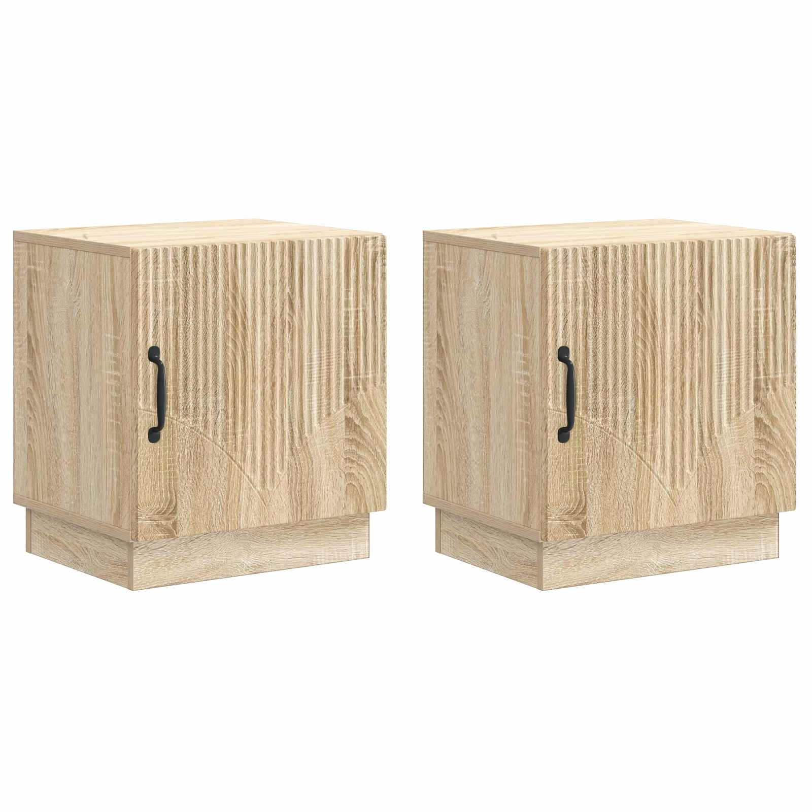 Nachttisch 2 pcs Sonoma-Eiche 43 x 34,5 x 47 cm Holzwerkstoff
