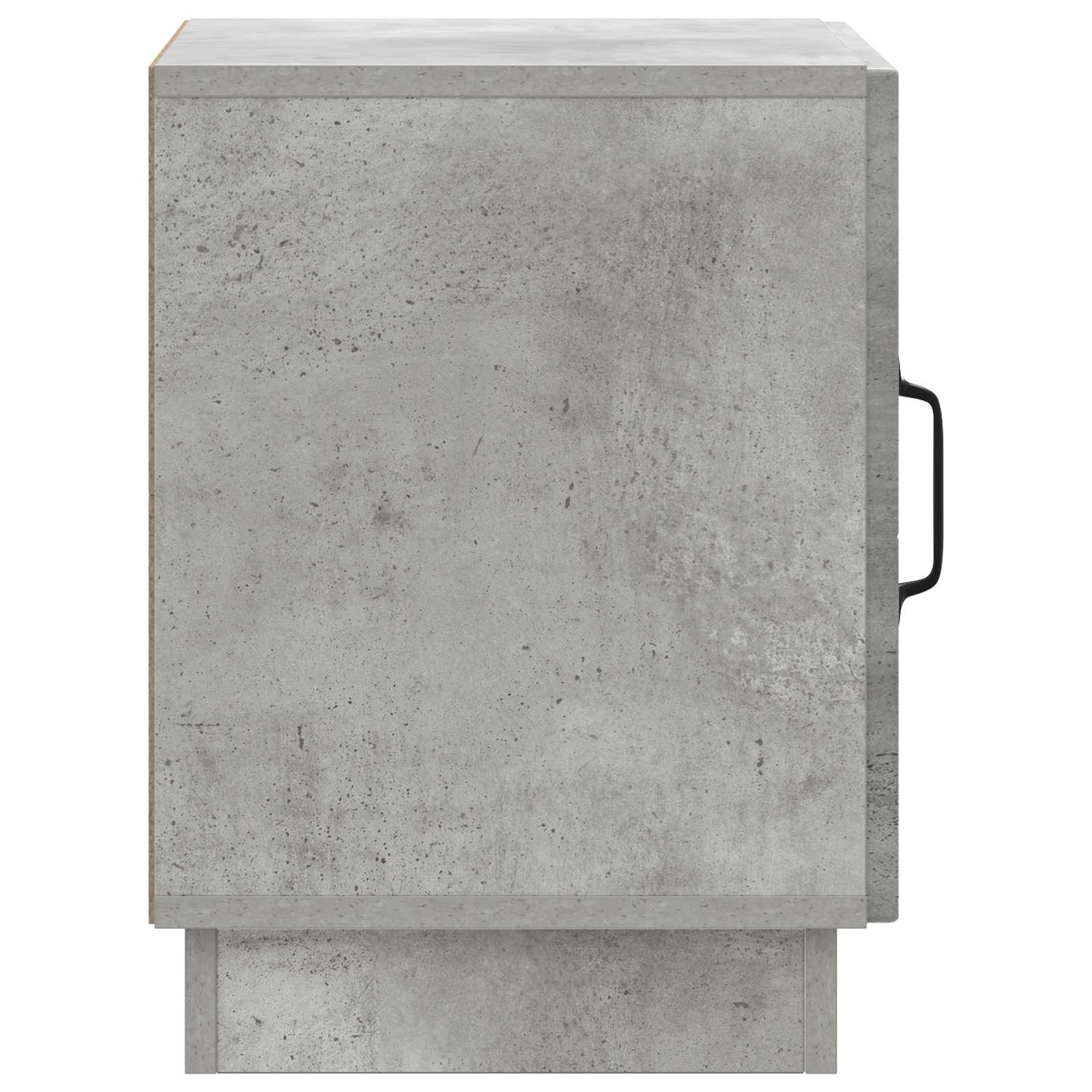 Nachttisch 2 pcs Beton Grau 43 x 34,5 x 47 cm Holzwerkstoff