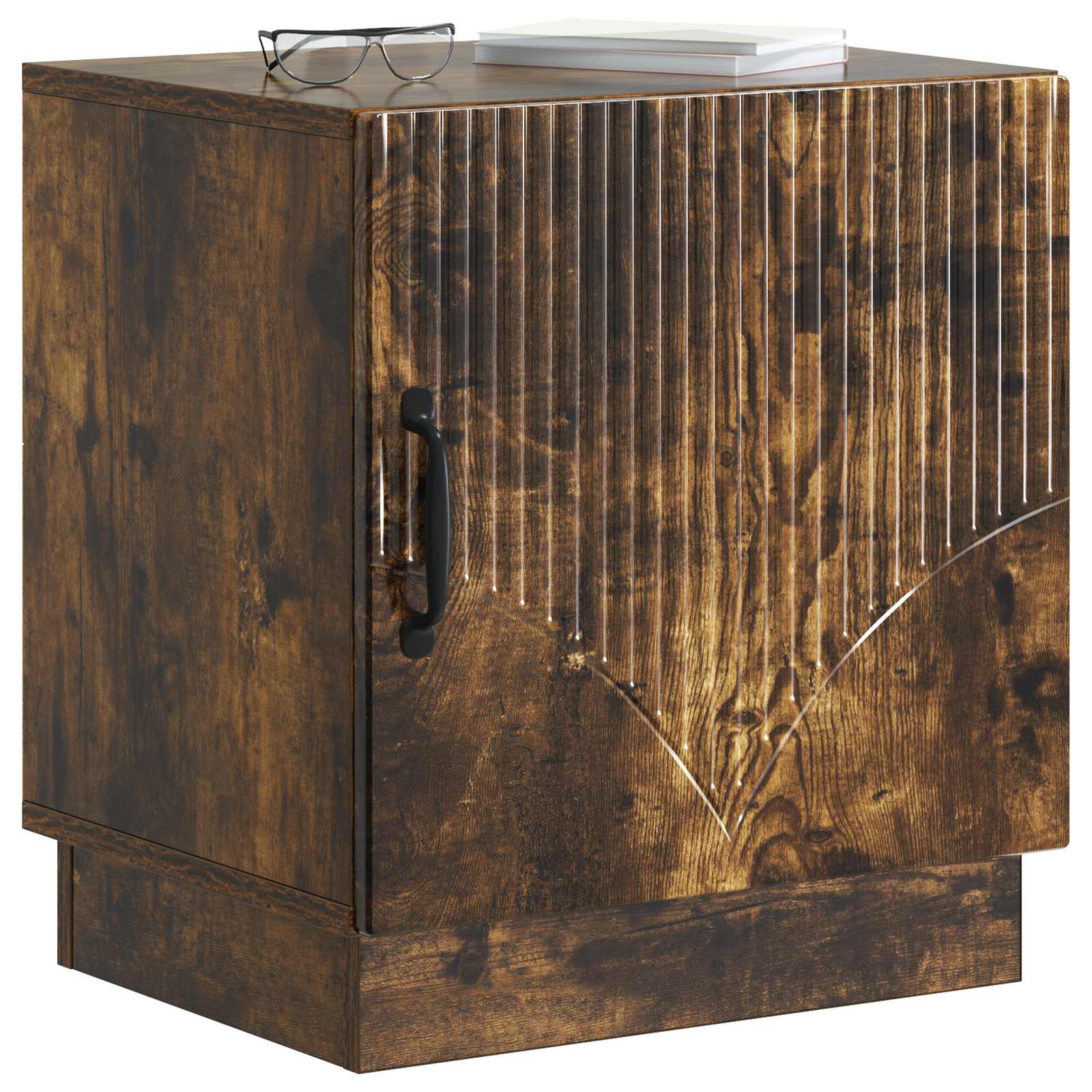 Nachttisch 2 pcs Geräucherte Eiche 43 x 34,5 x 47 cm
