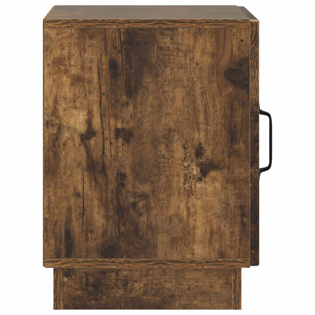 Nachttisch 2 pcs Geräucherte Eiche 43 x 34,5 x 47 cm