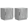 Nachttisch 2 pcs Grau Sonoma 43 x 34,5 x 47 cm Holzwerkstoff
