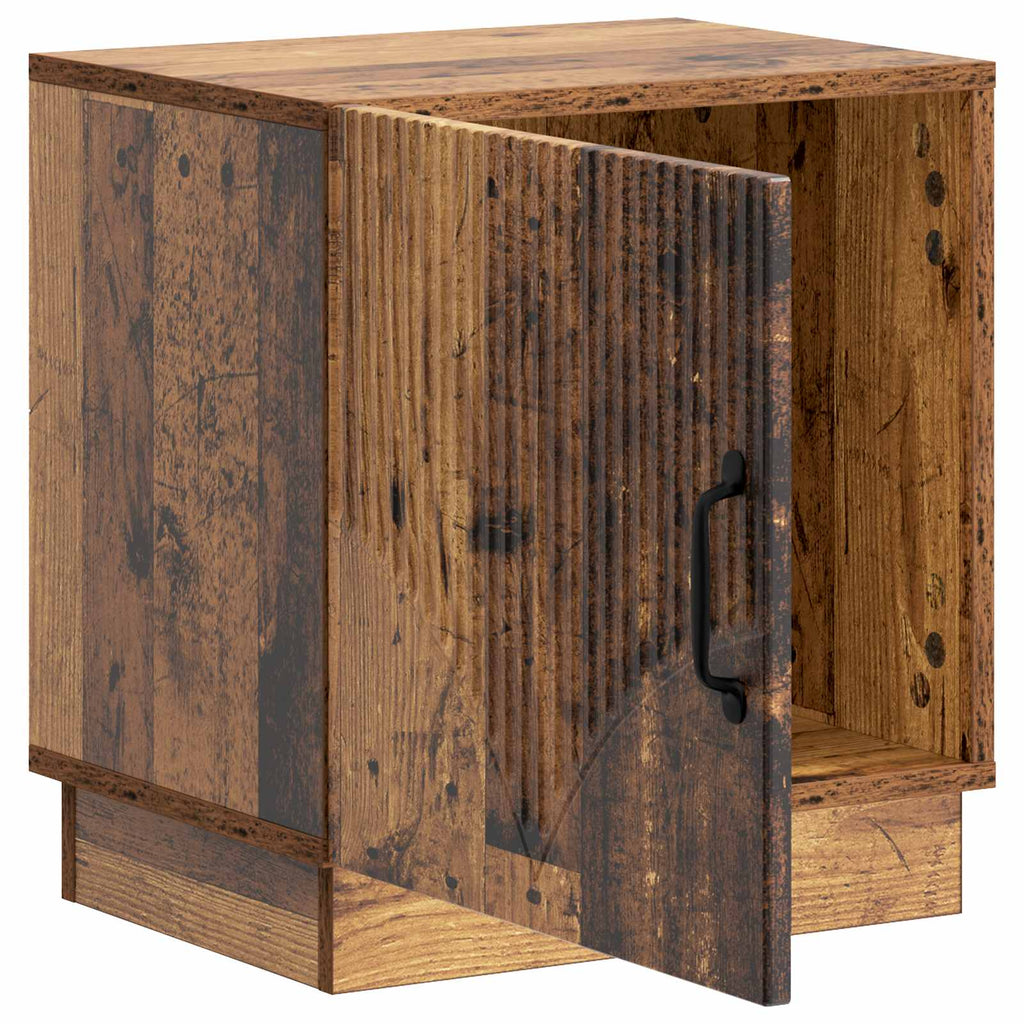 Nachttisch Altholz 43 x 34,5 x 47 cm Holzwerkstoff