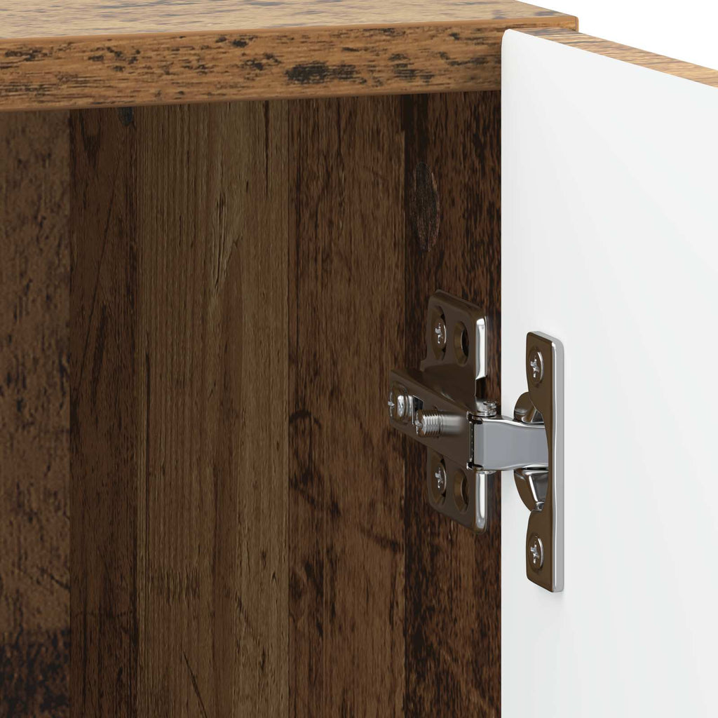 Nachttisch 2 pcs Altholz 43 x 34,5 x 47 cm Holzwerkstoff